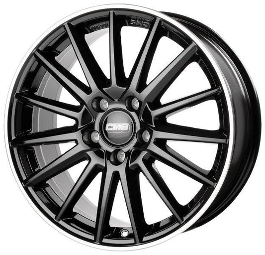 CMS C23 Diamond Rim Black Gloss 8x18 5x108 ET48 CB63,4 60° 725 kg C23 808 48 56 DRB rehvid – osta PRVShop.ee