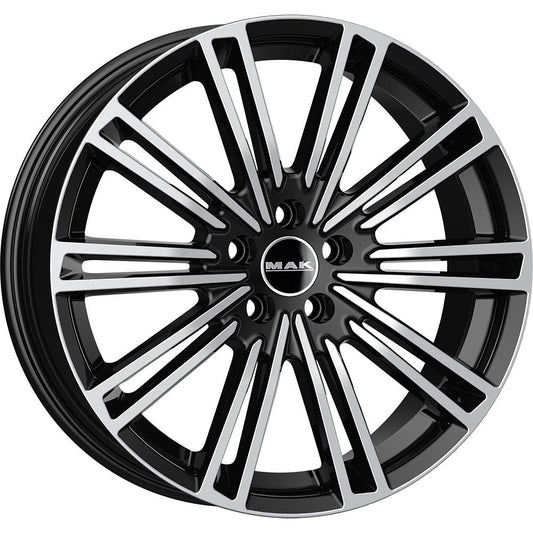 MAK York Black Mirror 8x18 5x120 ET41 CB72,6 Flat 1050 kg F8080YKBM41IRR rehvid – osta PRVShop.ee