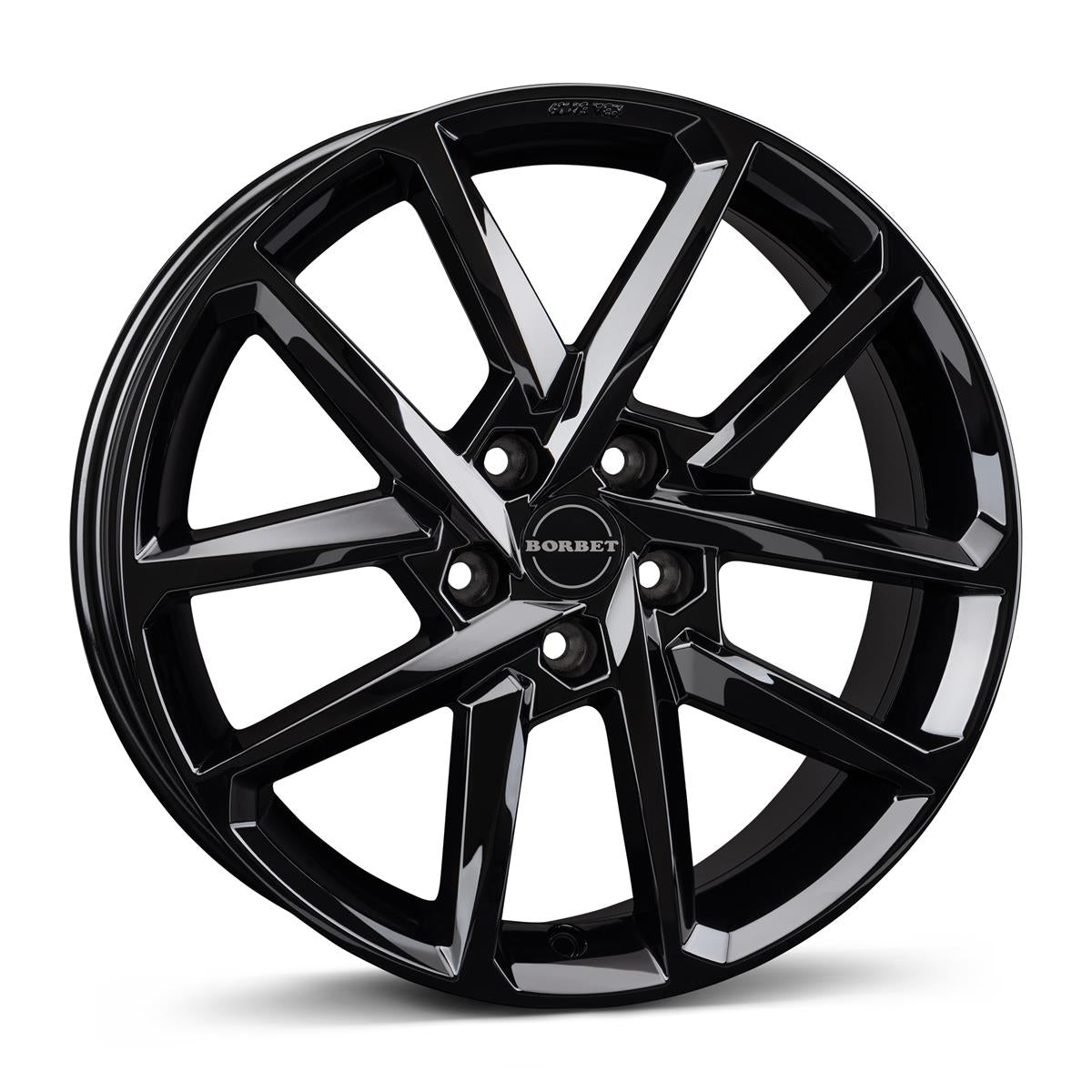Borbet N black glossy 7,5x17 5x108 ET42 CB72,5 60° 750 kg