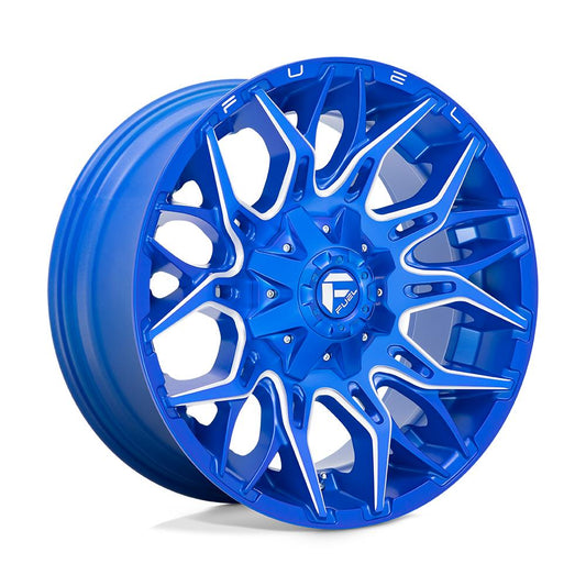 Fuel D770 Twitch Anodized Blue Milled 9x20 6x139.7 ET1 CB106,0 (PCD2: 6x135) 60° 1133 kg D77020909850 rehvid – osta PRVShop.ee