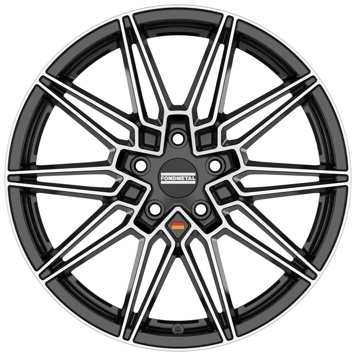 Fondmetal Thoe Glossy Black Machined 8x19 5x112 ET47 CB66,6 60° 775 kg RF18201 rehvid – osta PRVShop.ee