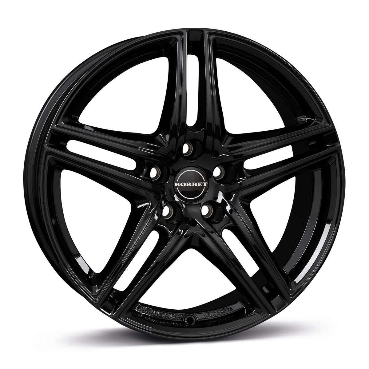 Borbet XR black glossy 6,5x16 5x112 ET22 CB66,6 60° 650 kg 496758 rehvid – osta PRVShop.ee