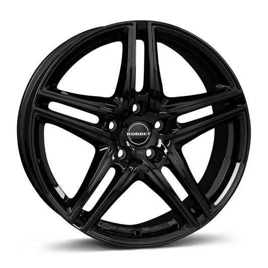 Borbet XR black glossy 6,5x16 5x112 ET22 CB66,6 60° 650 kg 496758 rehvid – osta PRVShop.ee