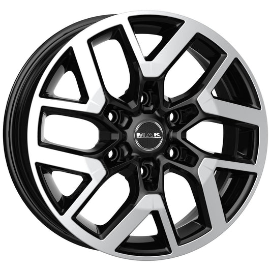 MAK Gravel Black Mirror 7,5x19 6x139.7 ET26 CB106,1 Flat 960 kg F7590GRBM26VH2 rehvid – osta PRVShop.ee