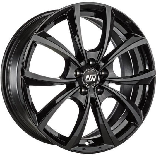 MSW 27T Gloss Black 9,5x19 5x120 ET40 CB64,1 60° 850 kg W19425001TC5 rehvid – osta PRVShop.ee