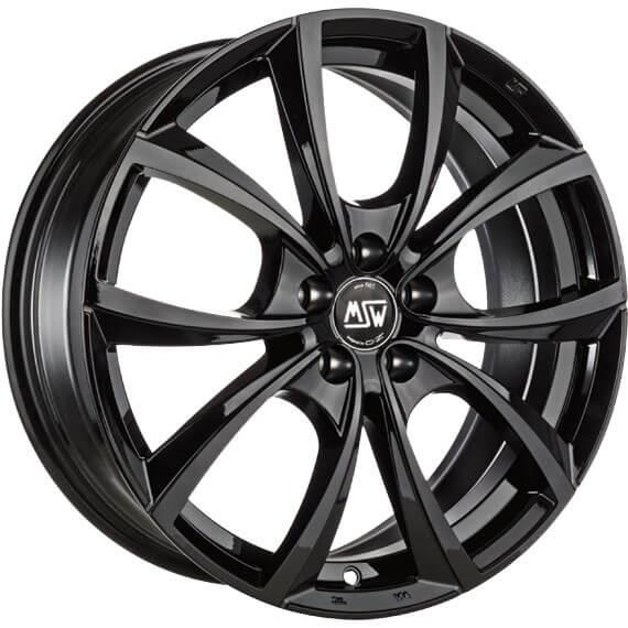 MSW 27T Gloss Black 10,5x19 5x120 ET45 CB64,1 60° 850 kg W19426001TC5 rehvid – osta PRVShop.ee