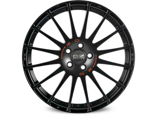 OZ Racing Superturismo GT Matt Black Red Lettering 7,5x17 5x112 ET35 CB75,0 R12 715 kg W0168120079 rehvid – osta PRVShop.ee