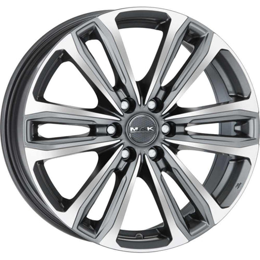 MAK Safari 6 Gun Met-Mirror Face 6,5x17 6x120 ET50 CB74,5 60° 1250 kg F6570AF6QM50TR rehvid – osta PRVShop.ee