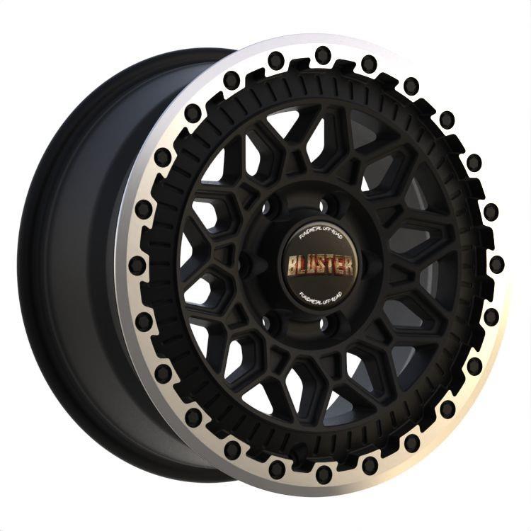 Fondmetal Bluster Matt Black Machined Lip 9x20 6x139.7 ET48 CB95,1 60° 1250 kg RF20905 rehvid – osta PRVShop.ee