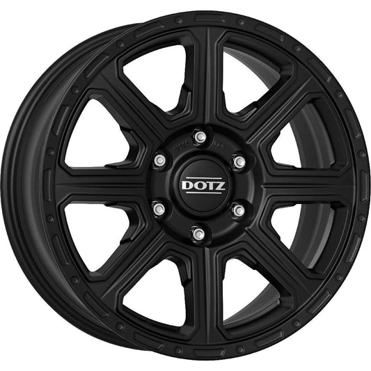 Dotz Kalahari Black matt 8x18 6x139.7 ET20 CB106,0 Flat 1150 kg OKAGDKA20 rehvid – osta PRVShop.ee