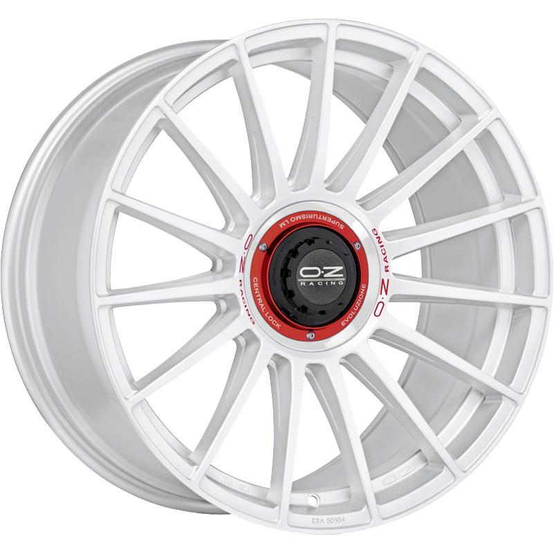 OZ Racing Superturismo Evoluzione WRC Race White Red Lettering 8x18 5x112 ET48 CB75,0 R12 790 kg W01854206EW33 rehvid – osta PRVShop.ee