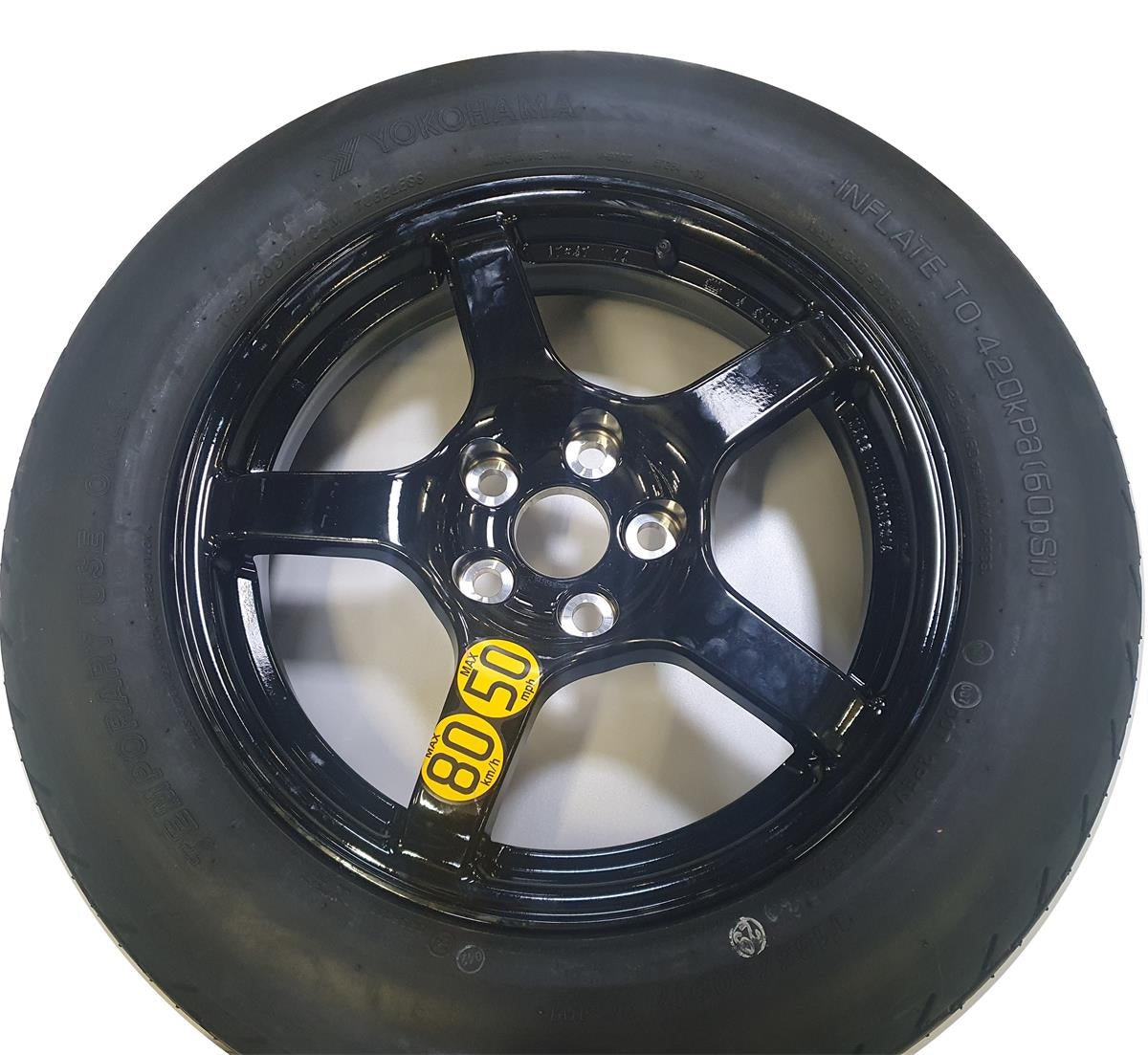 NPK Spare Wheel OE Toyota 42611-33E70 5x17 5x114.3 ET20 CB60,1 (Yokohama T165/80D17) (No accessories) Flat 42611-33E70 rehvid – osta PRVShop.ee