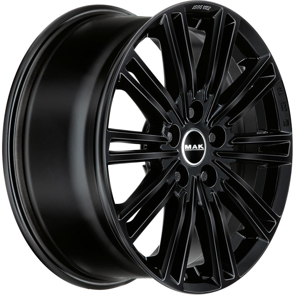 MAK York Gloss Black 8x19 5x120 ET40 CB72,6 Flat 1050 kg F8090YKGB40IRR rehvid – osta PRVShop.ee