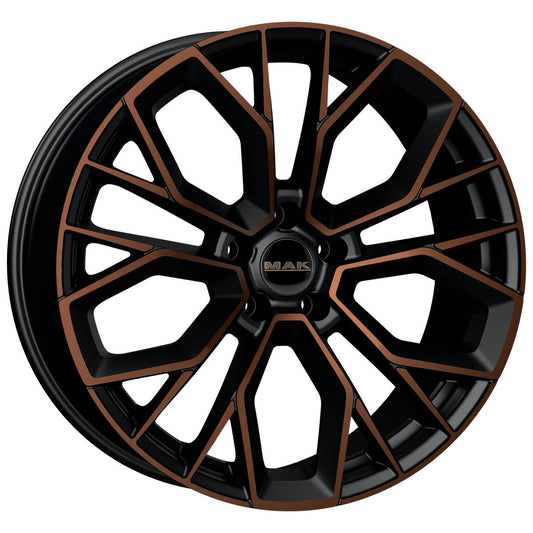 MAK Stilo Black & Bronze 8,5x19 5x112 ET40 CB66,6 60° 860 kg F8590TSBB40WS4 rehvid – osta PRVShop.ee