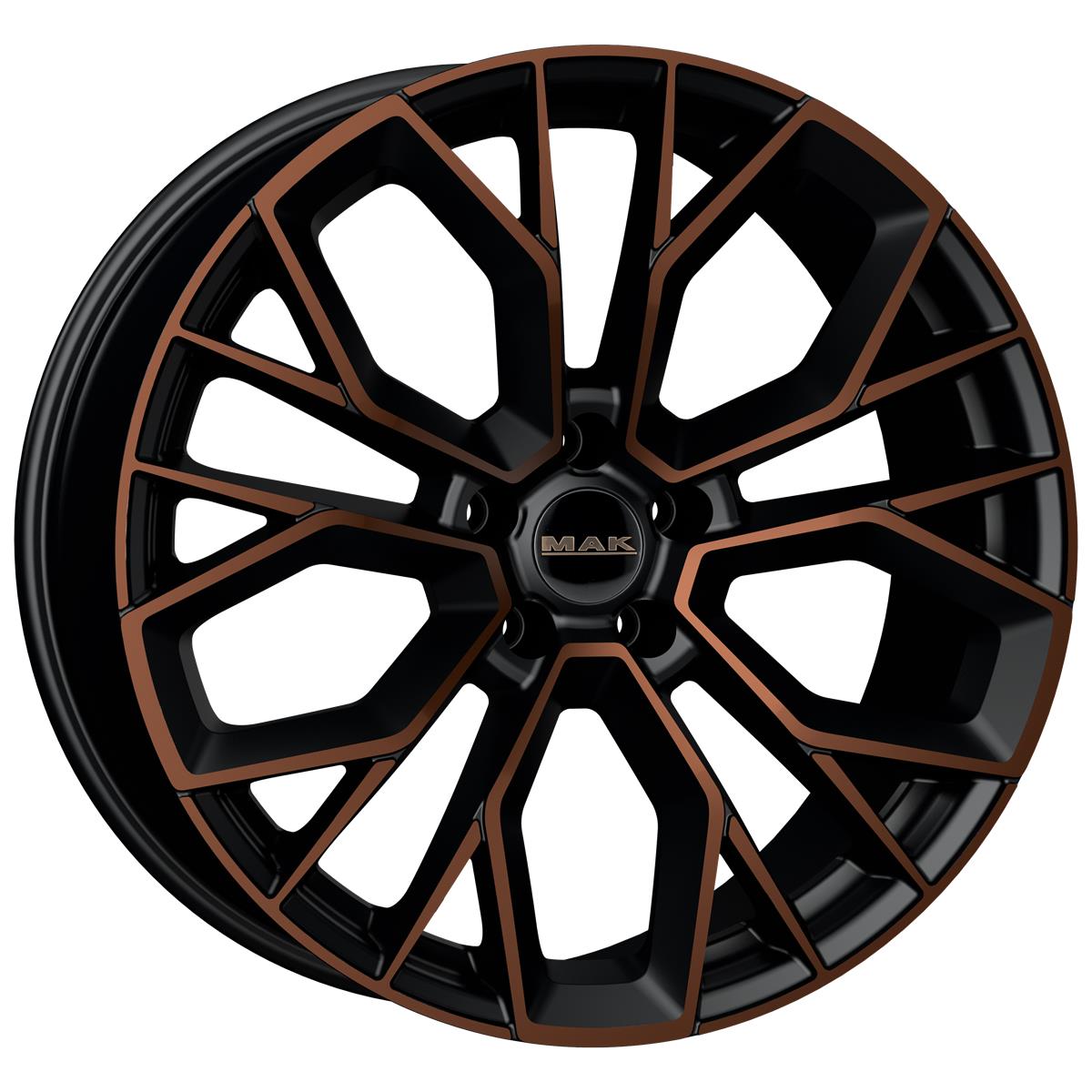 MAK Stilo Black & Bronze 8,5x20 5x112 ET35 CB76,0 60° 860 kg F8520TSBB35VK1 rehvid – osta PRVShop.ee