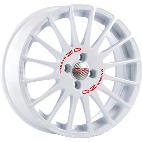 OZ Racing Superturismo WRC Race White Red Lettering 7x16 4x100 ET37 CB68,0 60° 615 kg W01895200W33 rehvid – osta PRVShop.ee