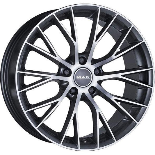 MAK Munchen Gun Met-Mirror Face 9x18 5x120 ET44 CB72,6 60° 705 kg F9080MUQM44I3B rehvid – osta PRVShop.ee