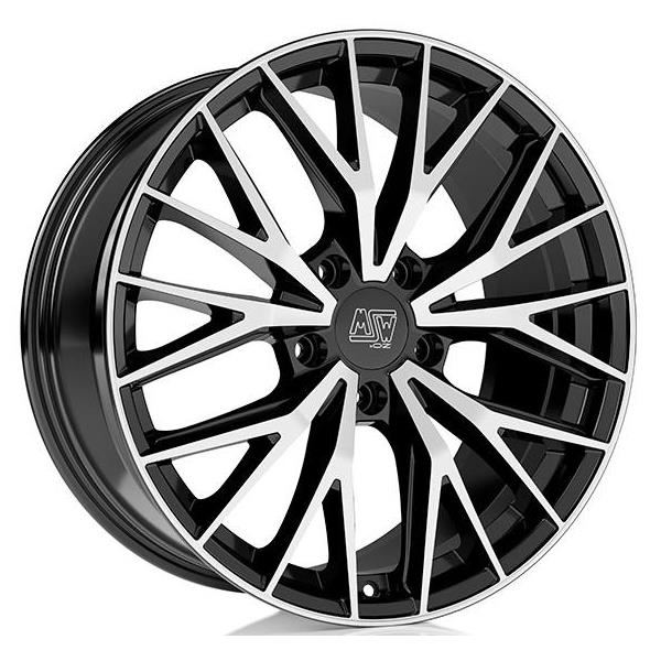 MSW 44 Gloss Black Full Polished 10x20 5x130 ET49 CB66,6 R14 950 kg W19418002T56 rehvid – osta PRVShop.ee