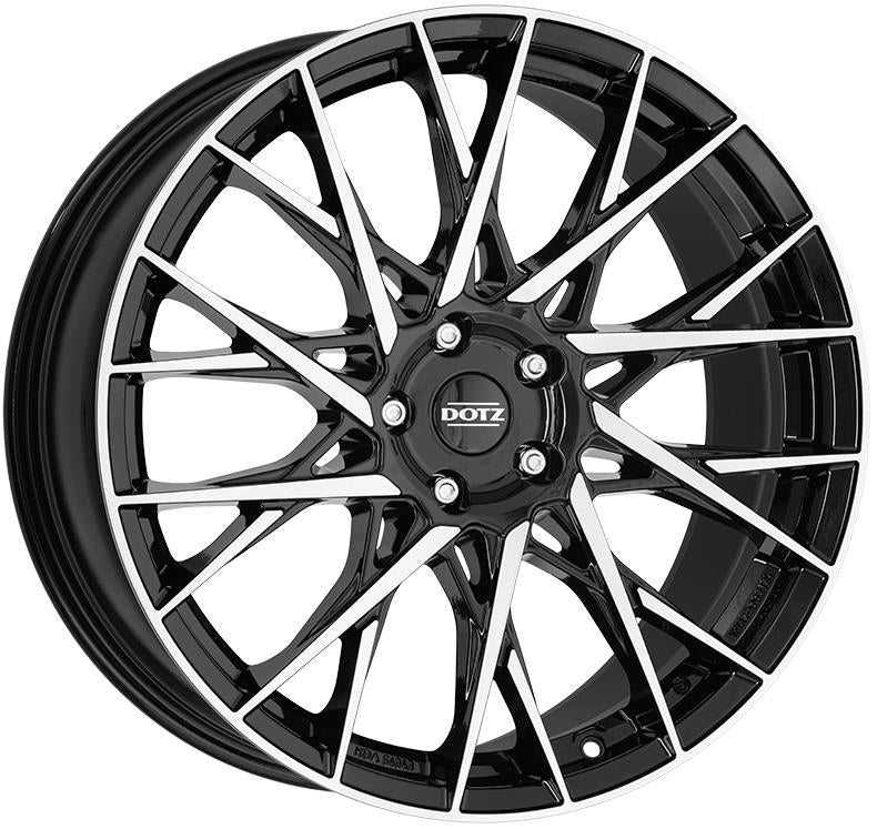 Dotz Fuji dark Black/polished 8x18 5x114.3 ET48 CB71,6 60° 690 kg OFUG0BP48 rehvid – osta PRVShop.ee