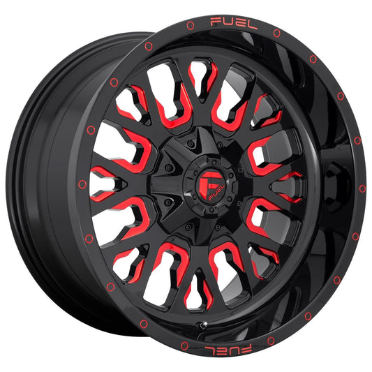 Fuel D612 Stroke Gloss Black Red Tinted Clear 10x22 6x139.7 ET-19 CB106,0 (PCD2: 6x135) 60° 1133 kg D61222009846 rehvid – osta PRVShop.ee