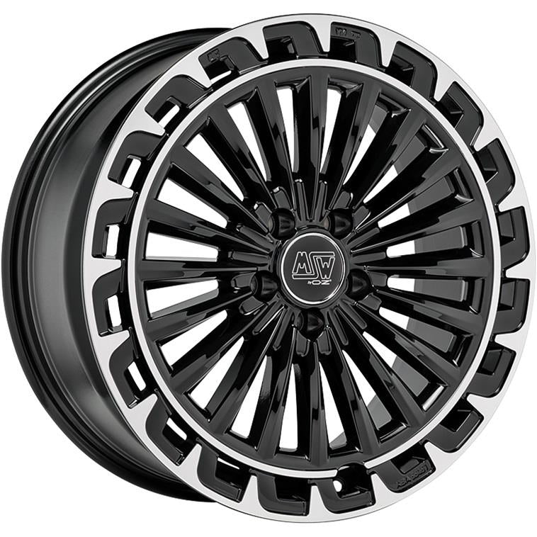 MSW 32 Gloss Black+Diamond Lip 8x19 5x112 ET34 CB73,0 60° 900 kg W19447502TGA rehvid – osta PRVShop.ee