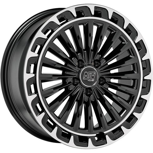 MSW 32 Gloss Black+Diamond Lip 8x19 5x112 ET34 CB73,0 60° 900 kg W19447502TGA rehvid – osta PRVShop.ee