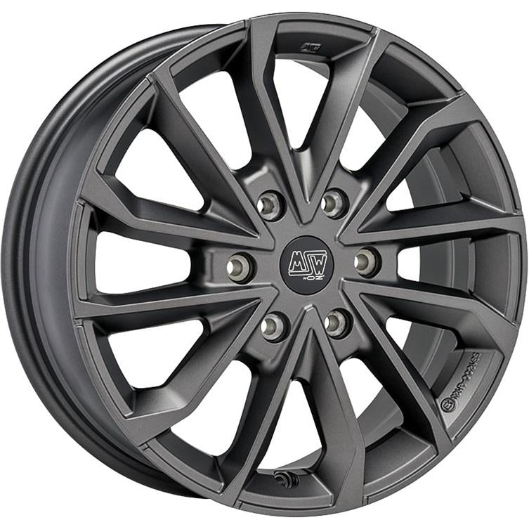 MSW 42 Van Matt Dark Grey 6,5x17 6x120 ET50 CB74,6 60° 1250 kg W19468001TP8 rehvid – osta PRVShop.ee
