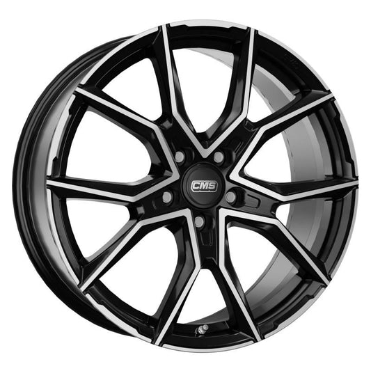 CMS C33 Diamond Black Gloss 8x19 5x112 ET57 CB66,5 60° 690 kg C33 809 57 98S DB rehvid – osta PRVShop.ee