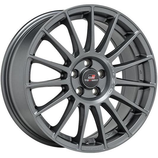 OZ Racing Superturismo TGR-WRT Matt Graphite + Silver Lettering 7,5x17 5x100 ET44 CB68,0 60° 650 kg W01881207TGRRM rehvid – osta PRVShop.ee