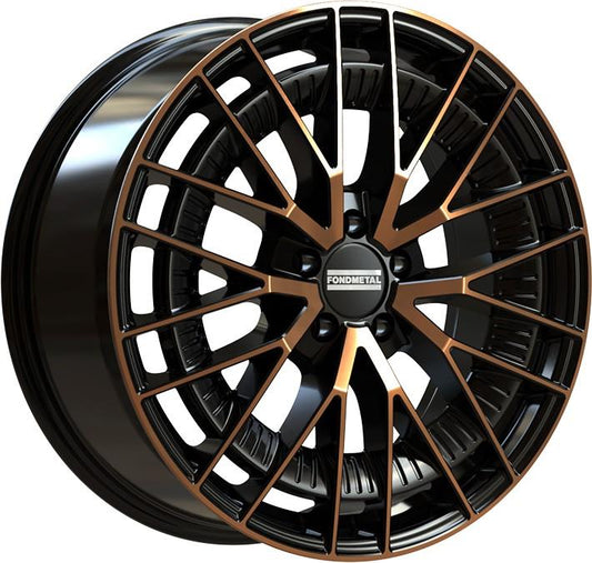 Fondmetal Kari Black Clearcoat Matt Bronze Machined 8x19 5x112 ET45 CB66,5 R14 900 kg RF19286 rehvid – osta PRVShop.ee