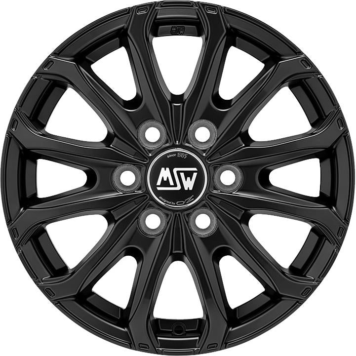 MSW 48 Van 6 Holes Matt Black 6,5x16 6x120 ET50 CB74,5 60° 1350 kg W19341003T53 rehvid – osta PRVShop.ee