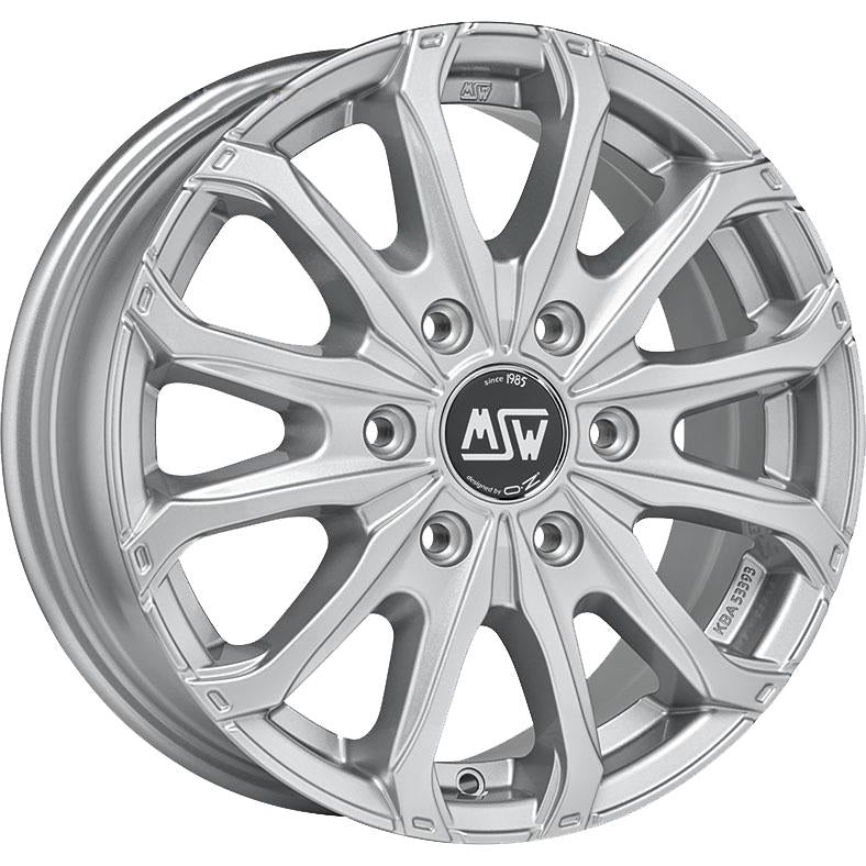 MSW 48 Van 6 Holes Full Silver 6,5x16 6x120 ET50 CB74,5 60° 1350 kg W19341003T09 rehvid – osta PRVShop.ee