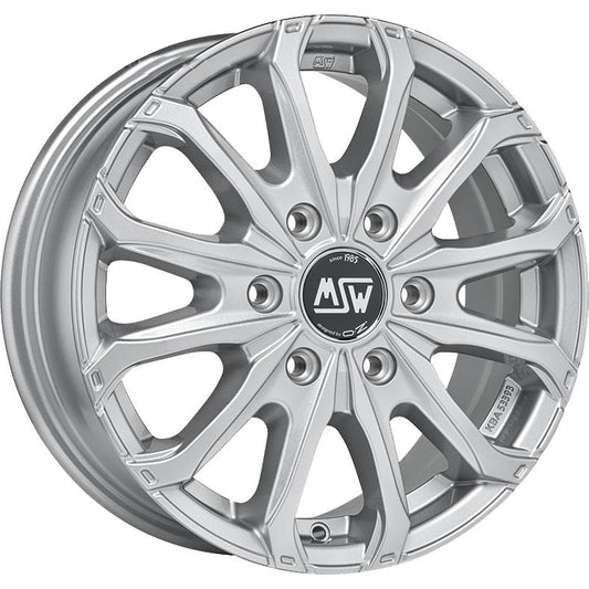 MSW 48 Van 6 Holes Full Silver 6,5x16 6x120 ET50 CB74,5 60° 1350 kg W19341003T09 rehvid – osta PRVShop.ee