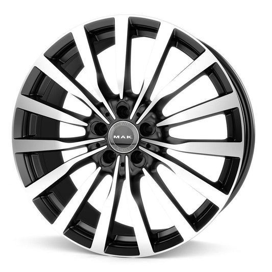 MAK Krone Black Mirror 9,5x20 5x112 ET22 CB66,6 (Long Bolt) R14 1000 kg F9520KNBM22WSY rehvid – osta PRVShop.ee