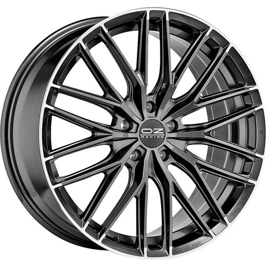 OZ Racing Gran Turismo HLT Star Graphite Diamond Lip 8,5x20 5x112 ET40 CB75,0 R12 800 kg W01A95205W4 rehvid – osta PRVShop.ee