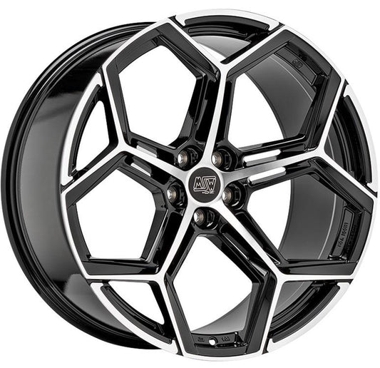 MSW 53 Gloss Black Full Polished 10,5x22 5x112 ET19 CB66,6 60° 910 kg W1947200156 rehvid – osta PRVShop.ee