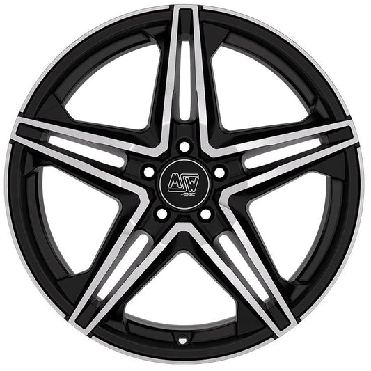 MSW 31 Gloss Black Full Polished 8x18 5x112 ET35 CB73,0 60° 780 kg W19411501T56 rehvid – osta PRVShop.ee