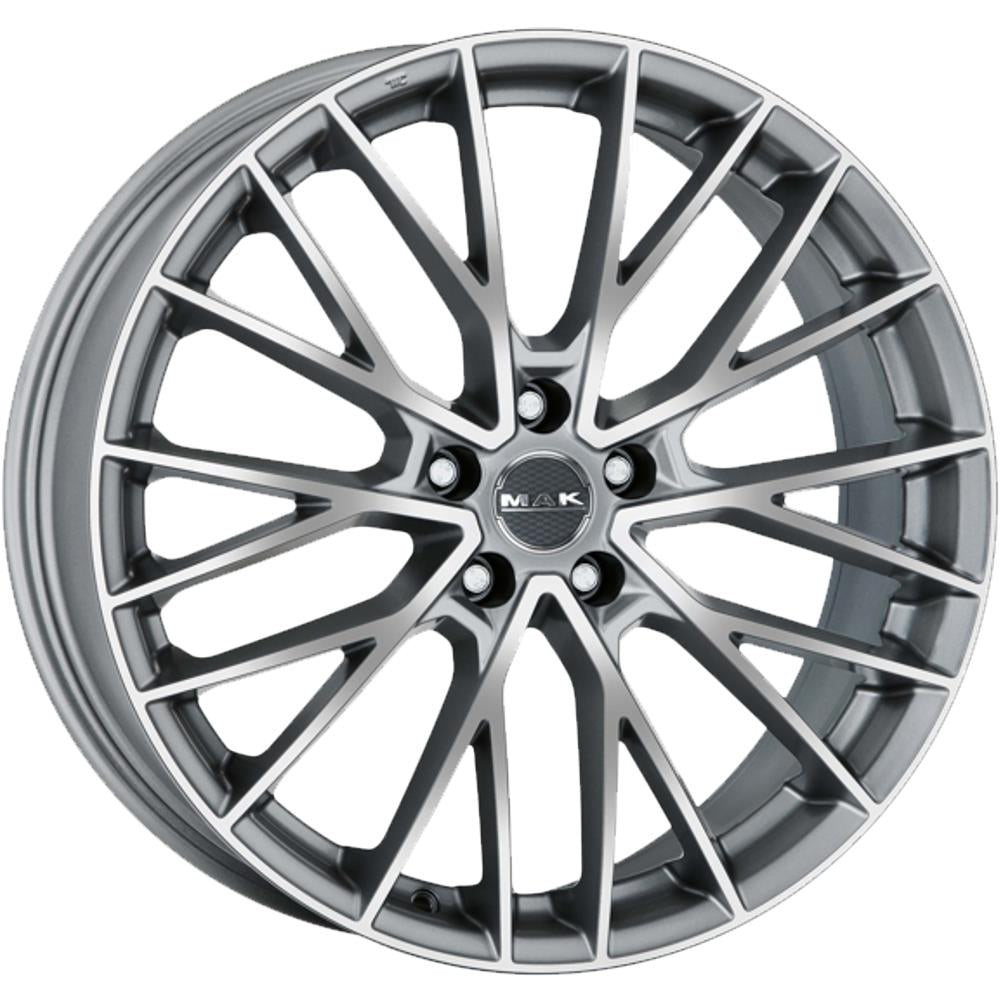 MAK Speciale-D Graphite Mirror Face 9,5x19 5x112 ET42 CB66,6 60° 800 kg F9590LDHM42WS2X rehvid – osta PRVShop.ee