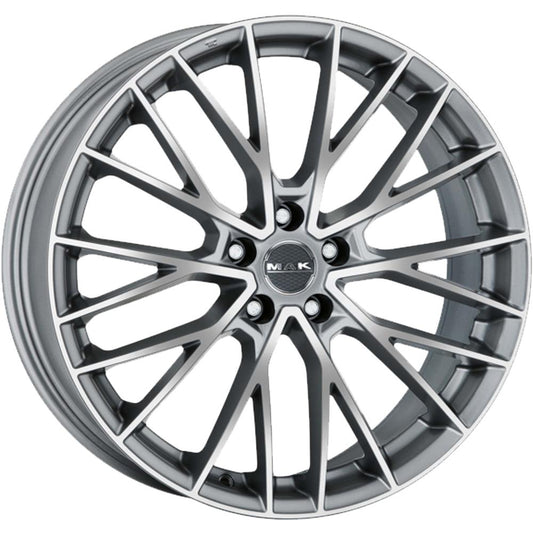 MAK Speciale-D Graphite Mirror Face 9,5x19 5x112 ET42 CB66,6 60° 800 kg F9590LDHM42WS2X rehvid – osta PRVShop.ee