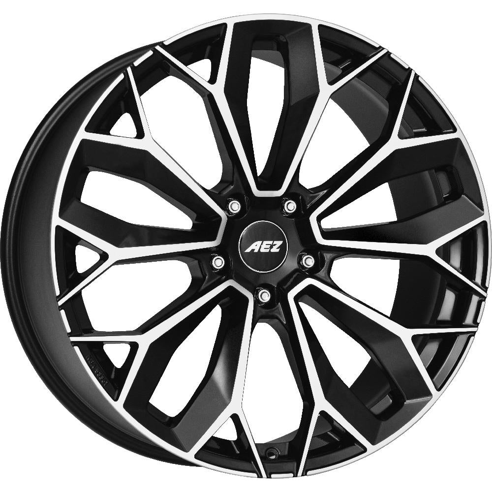 AEZ Leipzig dark Black/polished 9,5x22 5x112 ET37 CB66,6 60° 1025 kg ALE2N8BP37E rehvid – osta PRVShop.ee