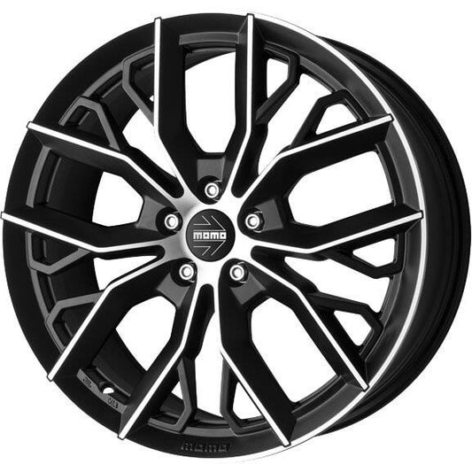 Momo Massimo Matt Black Polished 8x18 5x114.3 ET40 CB72,3 60° 745 kg WMSB80840514 rehvid – osta PRVShop.ee