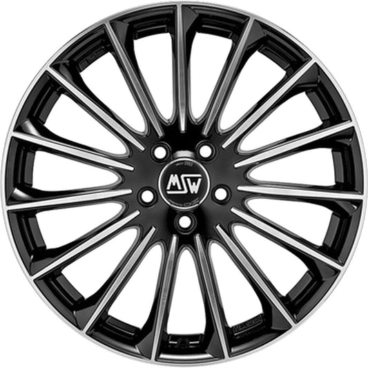 MSW 30 Gloss Black Full Polished 9,5x19 5x112 ET45 CB73,1 60° 760 kg W19307502T56 rehvid – osta PRVShop.ee