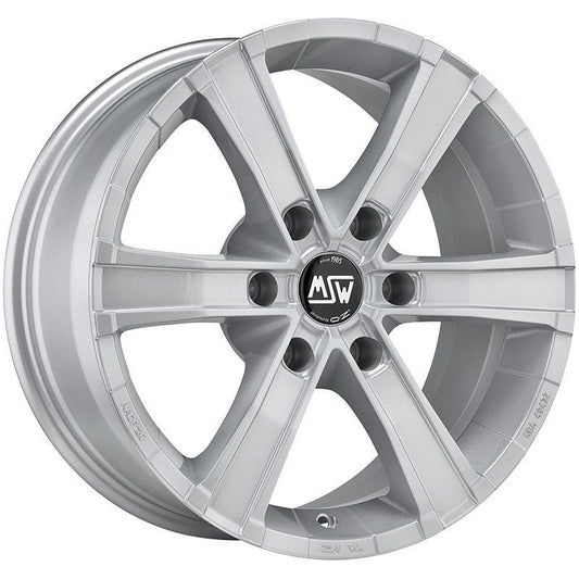 MSW Sahara 6 Full Silver 8x18 6x114.3 ET35 CB66,1 60° 1100 kg W85062004N09 rehvid – osta PRVShop.ee