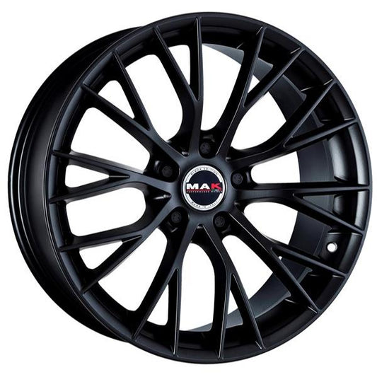 MAK Munchen Matt Black 9,5x19 5x120 ET39 CB72,6 60° 735 kg F9590MUMB39I2B rehvid – osta PRVShop.ee