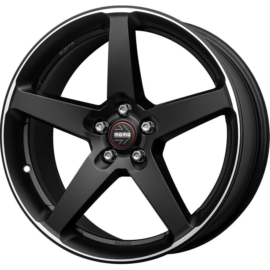 Momo Five Matt Black Polished 8x18 5x112 ET42 CB72,2 60° WFIE80842512 rehvid – osta PRVShop.ee