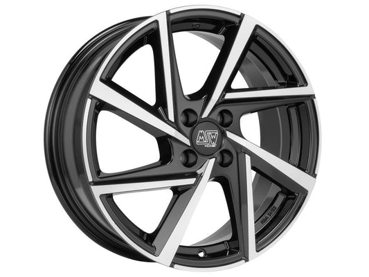 MSW 80-4 Gloss Black Full Polished 6,5x16 4x100 ET45 CB63,3 60° 615 kg W19385501T56 rehvid – osta PRVShop.ee