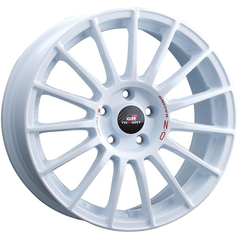 OZ Racing Superturismo TGR-WRT Race White + Red Lettering 8x18 5x114.3 ET45 CB75,0 60° 680 kg W01854207TGRRN rehvid – osta PRVShop.ee