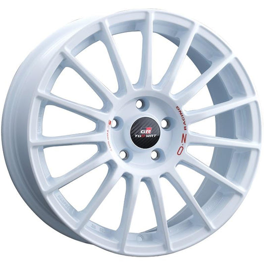 OZ Racing Superturismo TGR-WRT Race White + Red Lettering 8x18 5x114.3 ET45 CB75,0 60° 680 kg W01854207TGRRN rehvid – osta PRVShop.ee
