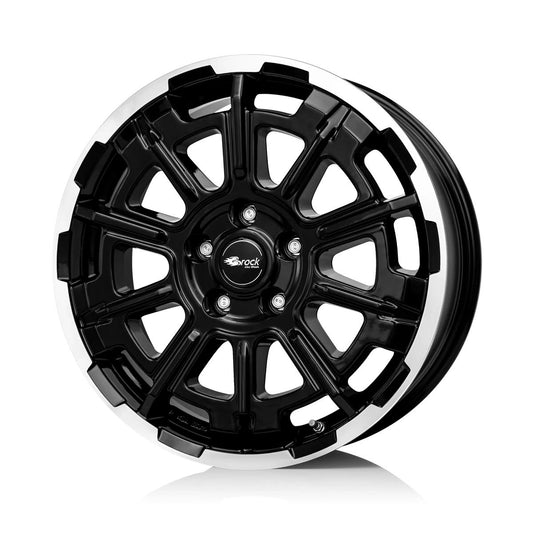 Brock B45 Schwarz Glanz Voll-Poliert (SGVP) 7x17 5x120 ET47 CB65,1 R14 1250 kg 368523 rehvid – osta PRVShop.ee