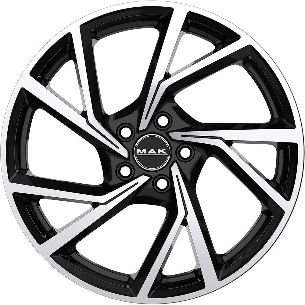 MAK Kassel Black Mirror 7,5x18 5x114.3 ET48 CB76,0 60° 800 kg F7580KABM48F3 rehvid – osta PRVShop.ee